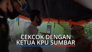 VIDEO VIRAL: Petugas PSBB Cekcok dengan Ketua KPU Sumbar di Perbatasan Lubuk Paraku