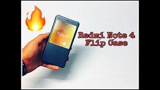 Redmi Note 4 Smart Flip Cover | Blue Grey | Unboxing & Review (INDIA)