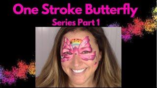 Part 1 - One Stroke Butterfly Face Painting HELP ~ Arielpaints