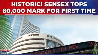 Historic! Sensex Breaches 80,000 Mark For First Time Ever | Stock Market News | Big Breaking News