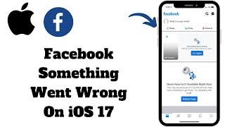 How To Fix Facebook Something Went Wrong iPhone