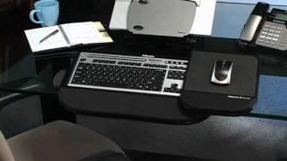 Advanced Keyboard Tray-Fellowes Tilt N' Slide Keyboard Manager