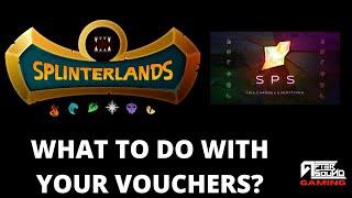 WHAT TO DO WITH YOUR VOUCHERS? (SPLINTERLANDS)