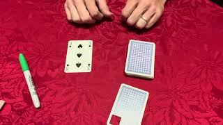 Amazing incredible card trick / turn and restored ￼card trick / illusion ￼magic trick