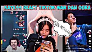 kayes reaction tiktok wan dan oura !!! kayes bilang papoy selingkuh nakal !!!