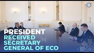 President Ilham Aliyev received Secretary General of Economic Cooperation Organization