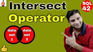 Intersect Operator in Oracle sql