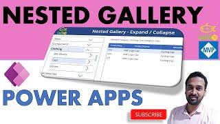 Nested Gallery Expand and collapse in PowerApps