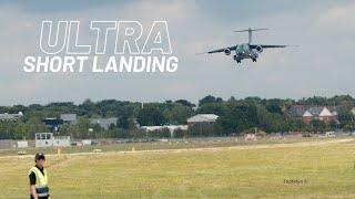 Ultra Short Landing by Embraer C-390 Millennium Shocks Everyone at Airshow Display!