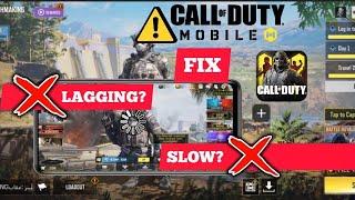 How To Fix Call Of Duty Mobile Lagging Problem on Android | Solve Frame Drop Issue(COD)