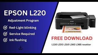 Epson L220 Resetter Printer | How to Reset Epson L220 | How to reset Epson L360 Printer