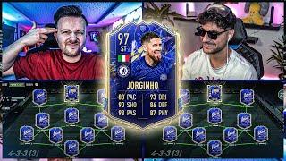 FIFA 22: TOTY JORGINHO STRIKER Squad Builder BATTLE ⭐️ SBB vs EliasN97 