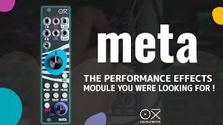 Unveiling META: The Supreme Performance Effects Eurorack Module!
