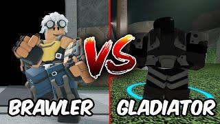 BRAWLER VS GLADIATOR | WHICH IS BETTER? | Tower Defense Simulator | ROBLOX