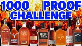 1k Subscriber Video 1000 Proof Whiskey! | Blind Taste Challenge