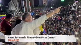 Mejores imágenes del Cierre de campaña de Edmundo González junto a Maria Corina Machado