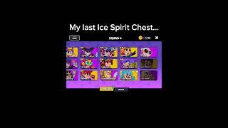 My Last Ice Spirit Chest... #supercell #squadbusters #shorts