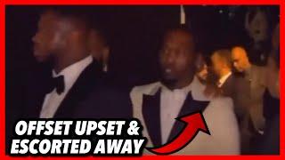 Footage Shows Offset Being Escorted away after HEATED EXCHANGE with Quavo at the Grammys