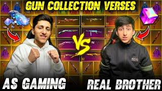 A_s Gaming Vs Real Brother Gun Collection War Who Will Win Best Match - Garena Free Fire