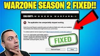 How To Fix  Warzone 2 Season 2 Game_Ship.exe error and DirectX crashing!