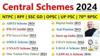 Central schemes of India 2024 | Schemes of govt of India 2024 | Scheme Current Affairs 2024