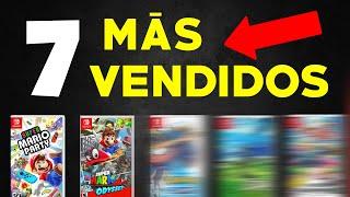 los 7 JUEGOS MÁS VENDIDOS de NINTENDO SWITCH  (ACTUALIZADO 2021)