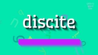 How to say "discite"! (High Quality Voices)