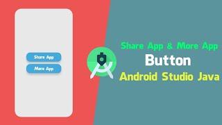 How to add Share App & More App Button Android Studio Java 2023 || Awesome Designer