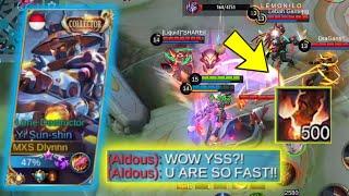 Yi Sun-Shin VS ALDOUS 500 STACKS & SABER LOCK ME | WHO WILL WIN? (INTENSE MATCH)  - YSS Dlynn