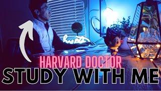 Study with a Harvard Doctor (Soft background piano music) 25/5 pomodoro