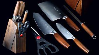 ONLY KNIFE SET YOU'LL EVER NEED - HONEST REVIEW Zhang Xiao Quan 5 In 1 Knives Set | #ejbits