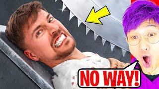 LANKYBOX Reacts To MrBEAST - WORLD'S MOST DANGEROUS TRAP!? (CRAZY ENDING)