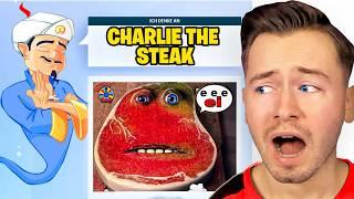 Kann AKINATOR CHARLIE THE STEAK erraten?