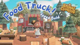 Time to EAT! Let's Make a Food Truck! | Speedbuild // Animal Crossing New Horizons