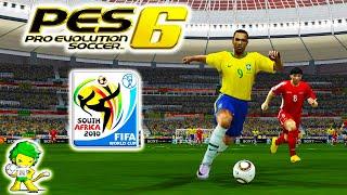 JOGANDO PRO EVOLUTION SOCCER 6 - COPA DO MUNDO DE 2010 COM O BRASIL!! -  PES6/PC - WORLD CUP 2010