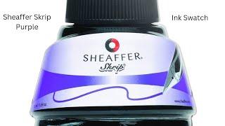 Sheaffer Skrip Purple Ink Swatch