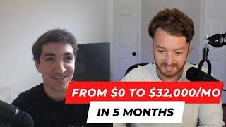 Going from $0 to $32,000/mo in 5 Months - Interview with Client Ascension Student Adam Hamden