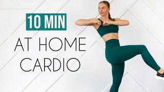 10 MIN CARDIO WORKOUT AT HOME (No Jumping/Apartment Friendly, No Equipment)