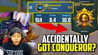 WORLD's First ACCIDENTAL iPad Conqueror FEITZ BEST Moments in PUBG Mobile