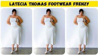 LATECIA LATECIAT THOMAS   SECRETS TO A FASHIONABLE ART of  FOOTWEAR with CURVY  FASHION MODEL