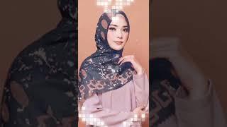 Wanita Cantik Mempesona-Paola Scarf Dengan Hijab ZM Zaskia Mecca Warna Dove #shorts #viral #tranding