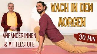 Yoga am Morgen  für Anfänger:innen und Mittelstufe - 30 Min Yogapraxis mit Sukadev