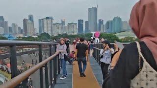 Jembatan Yang Lagi Viral di Jakarta Part 2 Senayan Park Walksky (ig Story cocok nih) Cek Full Video