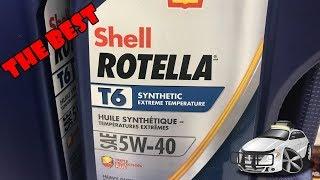 Rotella T6 5W 40 Synthetic - The Best All Around Motor Oil!!!  Vanlife