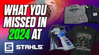 What You Missed at Stahls in 2024! Heat Printing Apparel Trends