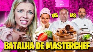 BATALHA DE MASTERCHEF: MOUSSE DE CHOCOLATE DO JACQUIN vs FOGAÇA vs HELENA RIZZO!