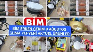 BİM ERKEN ÇEKİM/BİM 9 AĞUSTOS CUMA 2024/ BİM BU HAFTA YEPYENİ ÜRÜNLER/BİM AKTÜEL ÜRÜNLER