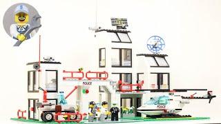 Lego System Police 6398 Central Precinct HQ / Polizeistation speed build + stop motion