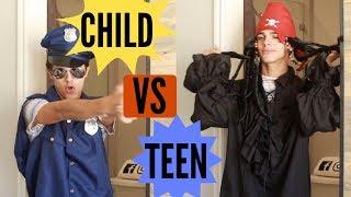 CHILD VS TEEN: Halloween! | Brent Rivera