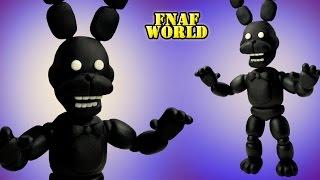 FNaF World  ADVENTURE SHADOW BONNIE "Tutorial" - Porcelana fria  Polymer clay